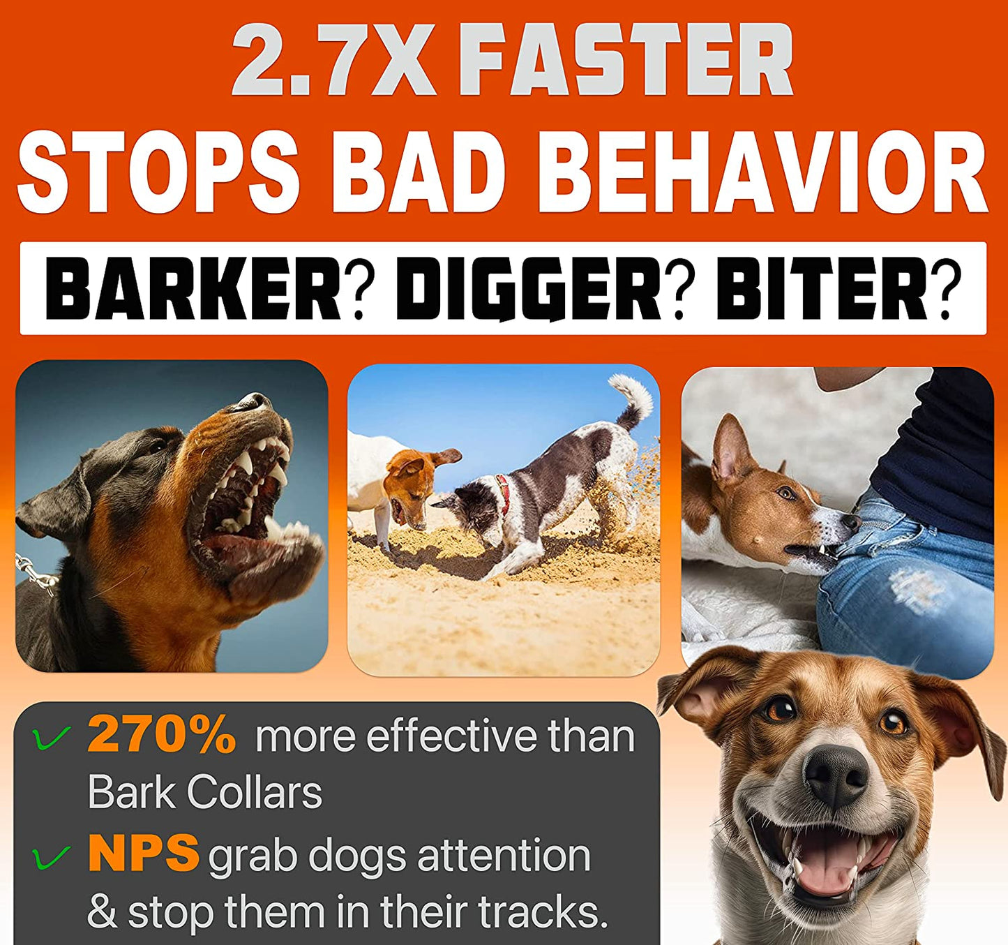 Ultrasonic Dog Trainer – Stop Barking Instantly