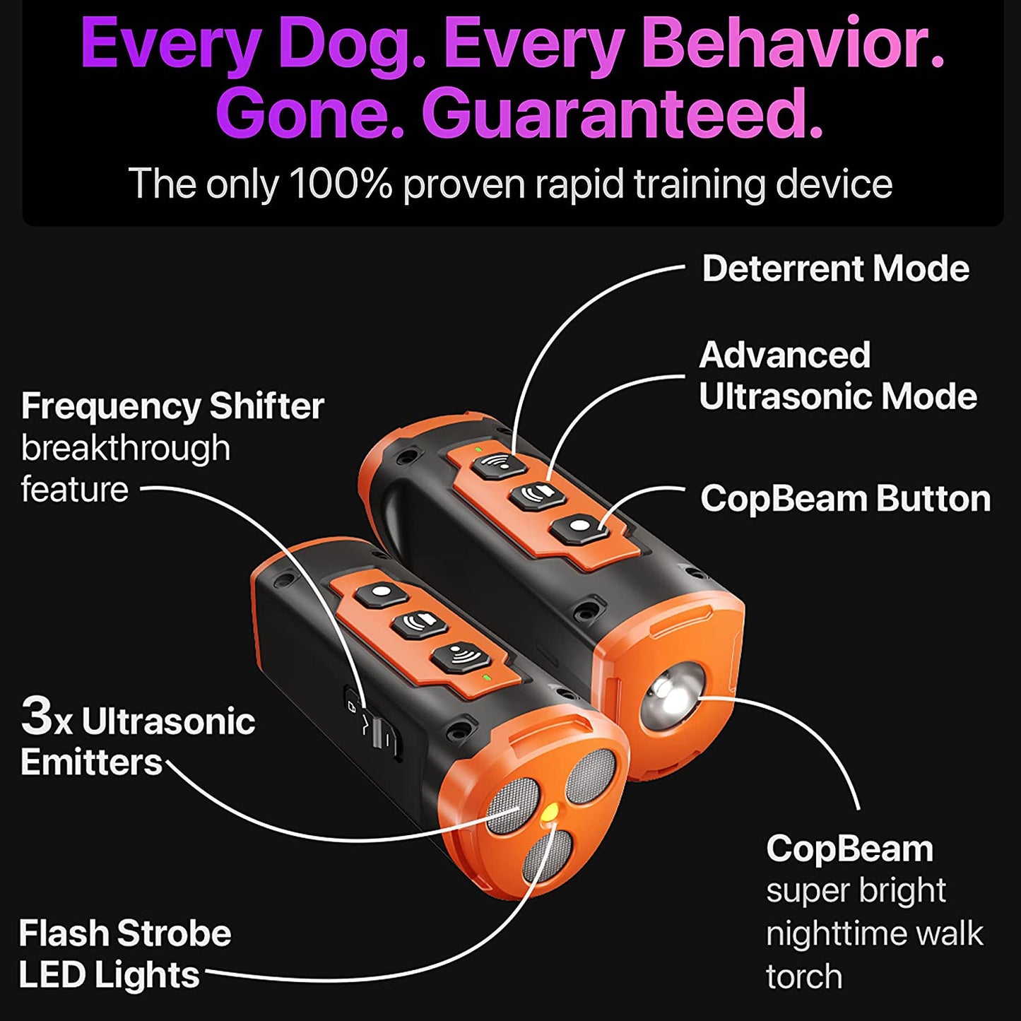 Ultrasonic Dog Trainer – Stop Barking Instantly