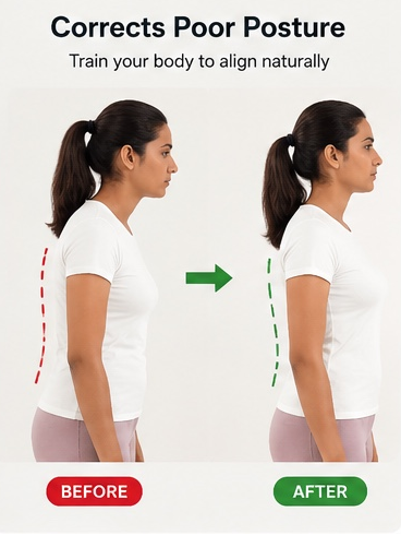 VelAura™ PostureFix Pro – Back & Shoulder Pain Relief Corrector